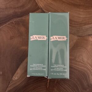 LOT OF 2 La Mer The Essence Foaming Cleanser 1 oz / 30ml Each New in box